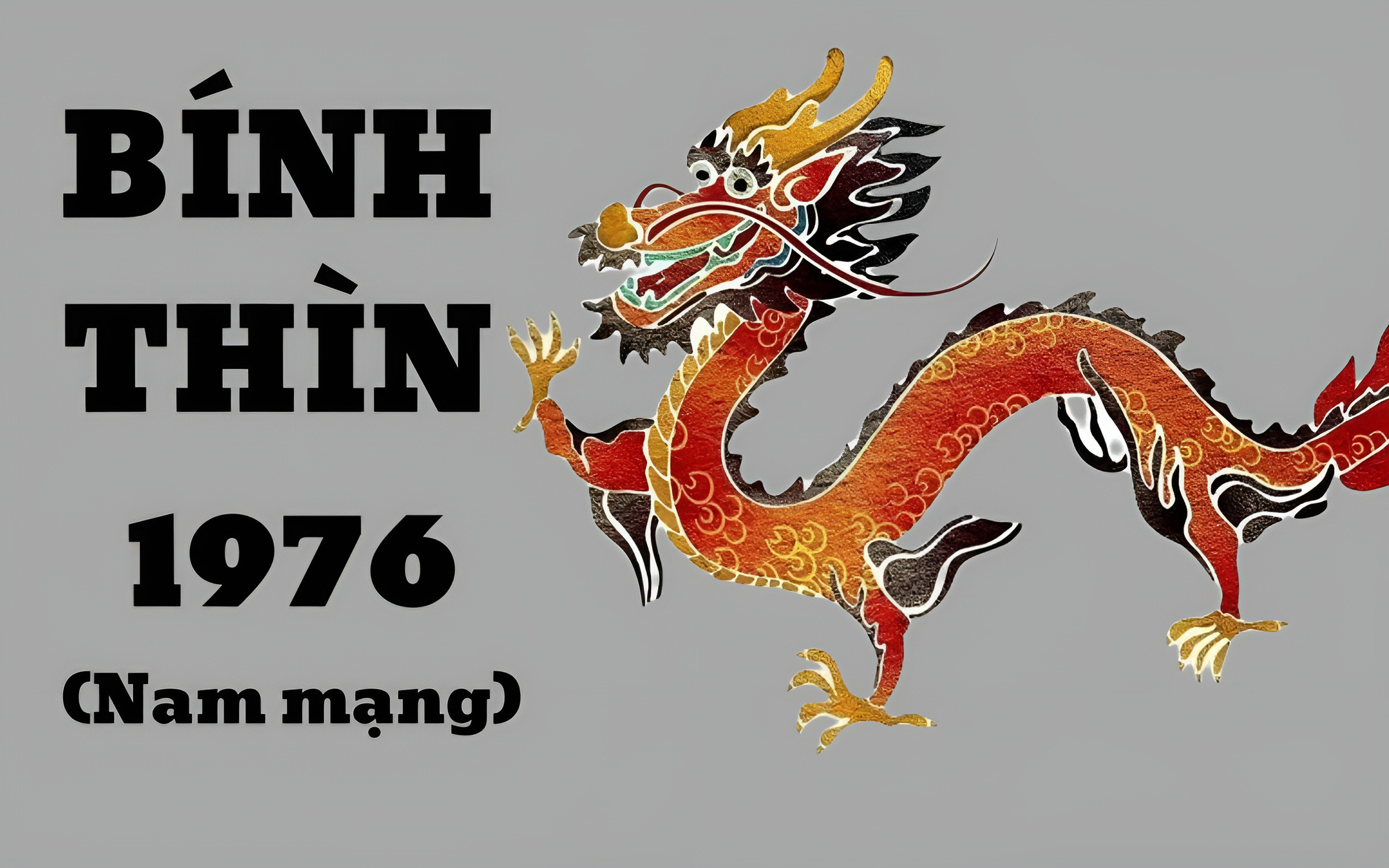 Tử vi trọn đời tuổi Bính Thìn 1976 nam mạng theo từng năm