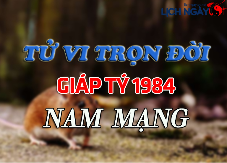 Tử vi trọn đời tuổi Giáp Tý nam mạng 1984 chi tiết và chuẩn xác