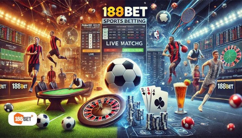 Sự đa dạng trong sản phẩm cá cược tại 188bet plus