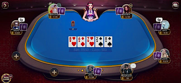 Cộng đồng game thủ sôi động đam mê Game Poker Sunwin