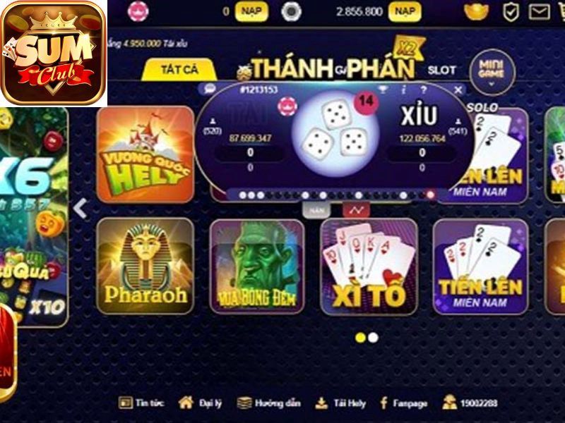 SumClub đã khẳng định vị thế của mình là một cổng game uy tín với kho trò chơi đa dạng và hấp dẫn