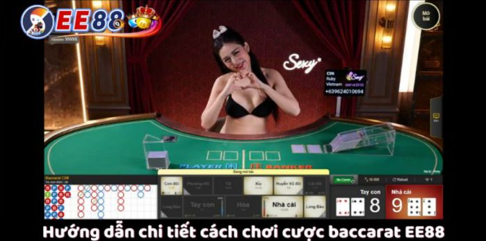 Hướng dẫn chi tiết cách chơi cược baccarat EE88